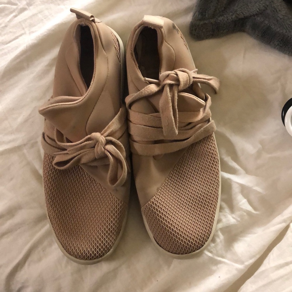 Light pink sneakers